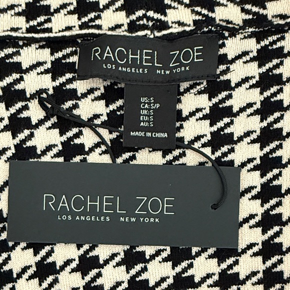 *NWT* Houndstooth Belted Coat - Picture 8 of 9